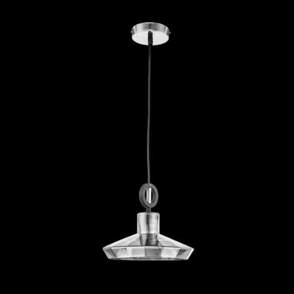 Sophia Diamond Cut Small Glass Pendant Light