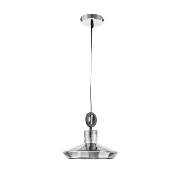 Sophia Diamond Cut Small Glass Pendant Light