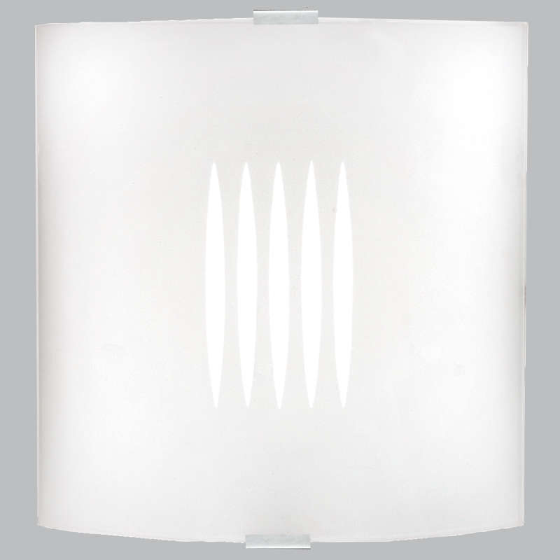 Glass Satin Chrome Indoor Wall Light