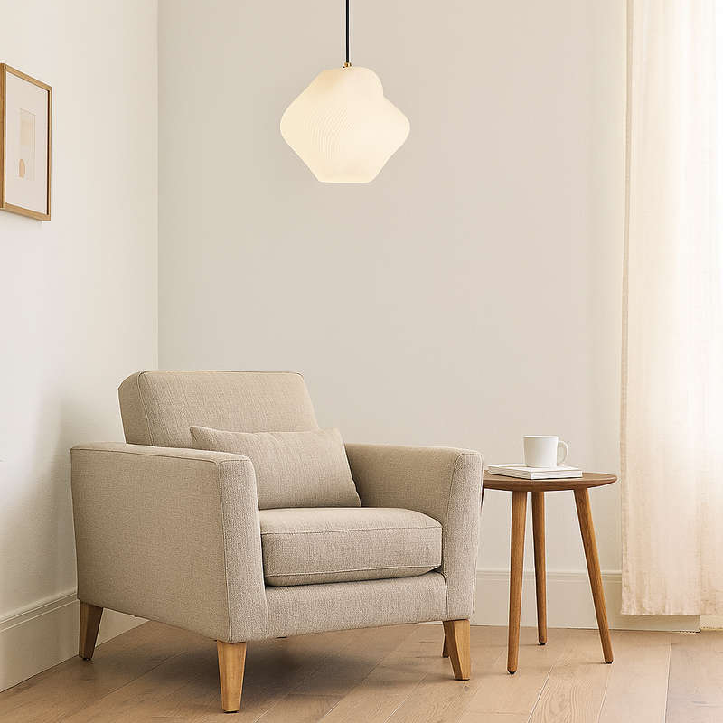 Small Ice Gelato Glass Pendant Light