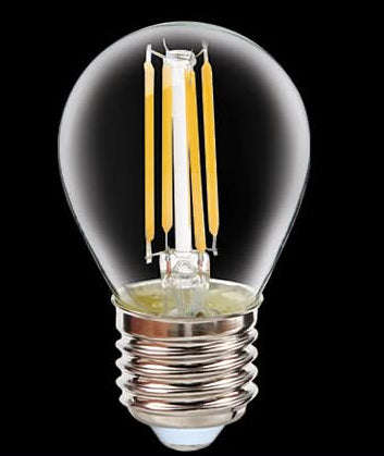 4W LED E27 Warm White Dimmable Golf Ball - Filament