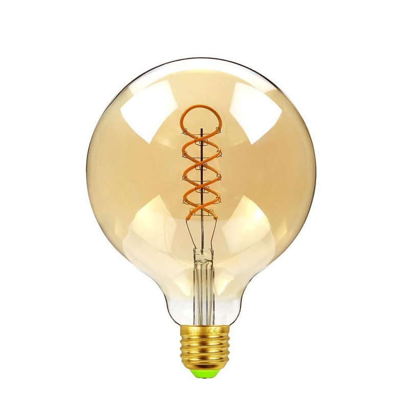 LED Bulb - Amber LED Filament Opalina G125 (Dimmable)