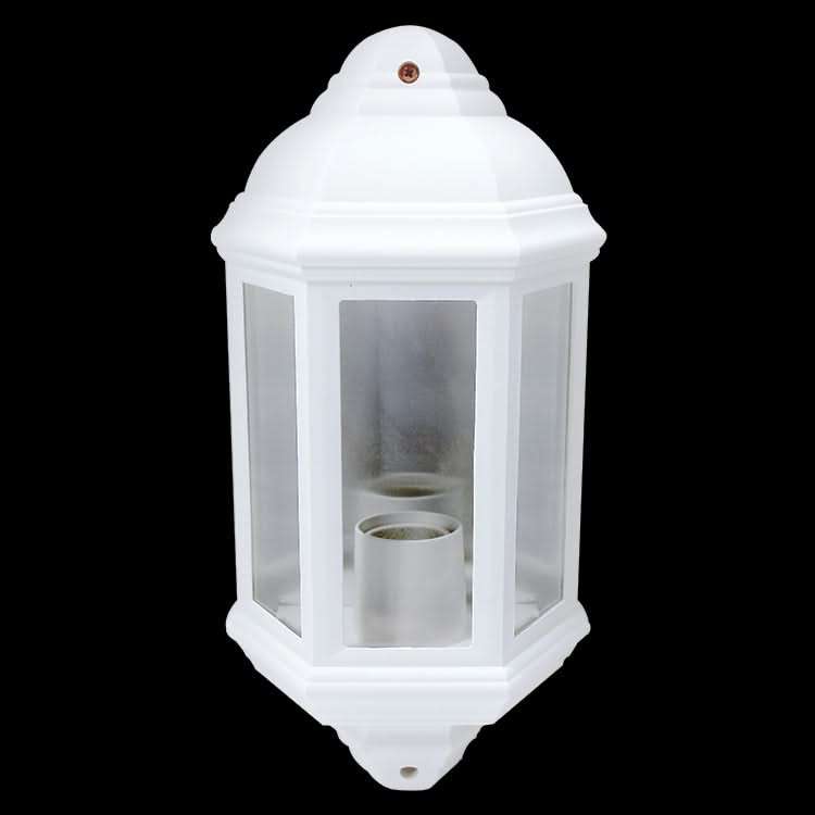 White Outdoor Wall Light Coastal