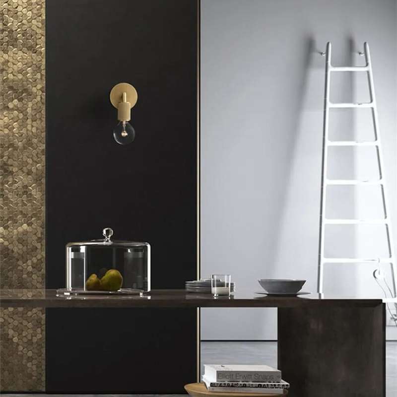 Trend Plain Wall Light - Gold