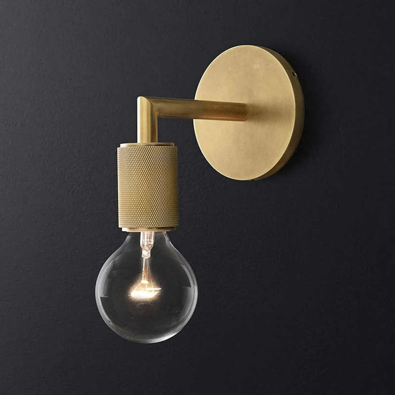 Trend Plain Wall Light - Gold