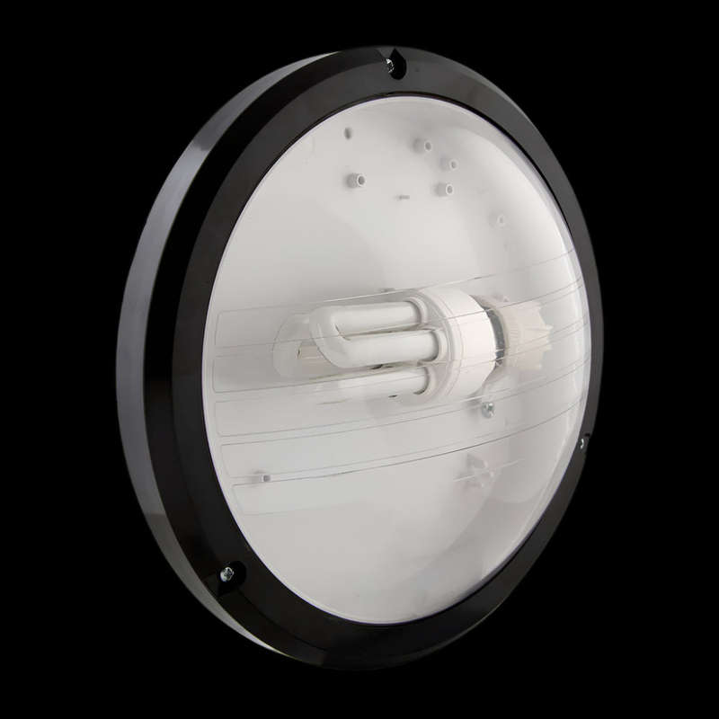 Bulkhead Light Black - IP44 Indoor/Outdoor