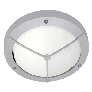 Grey Die-Cast Aluminium Bulkhead IP54