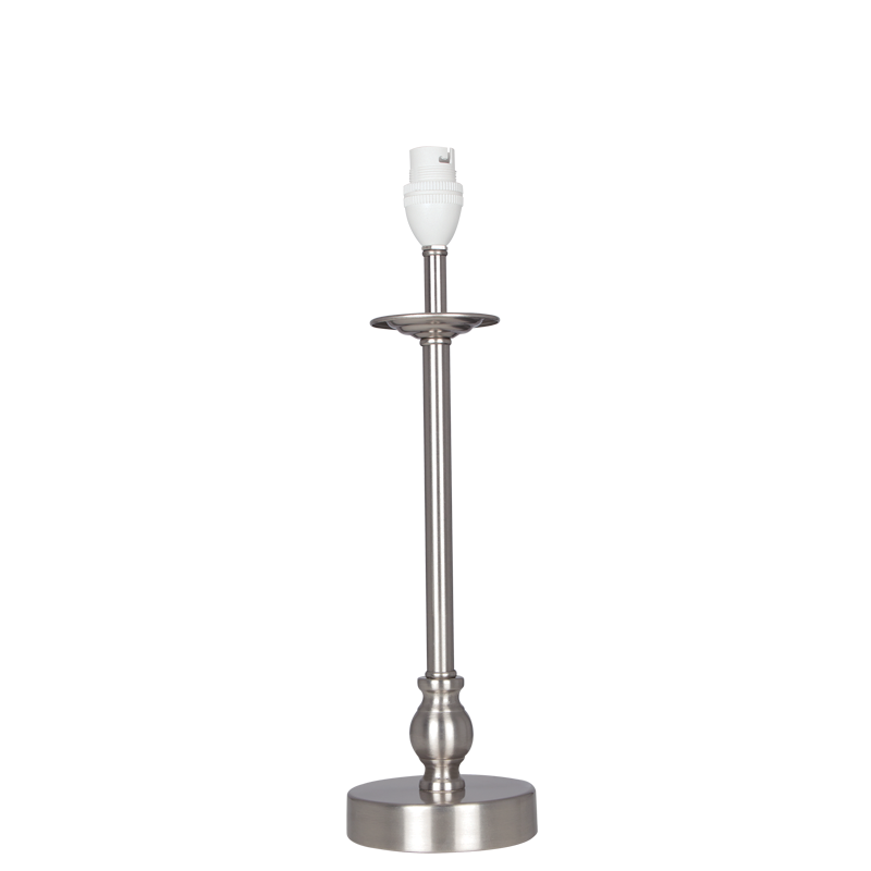 Satin Chrome Table Lamp - Emily
