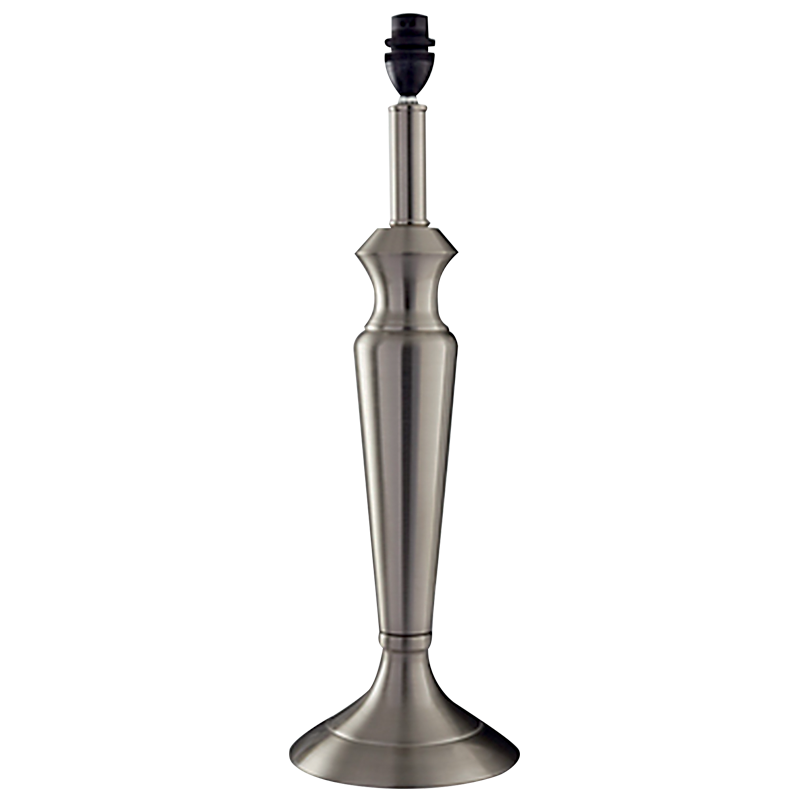 Satin Chrome Table Lamp Slender Design