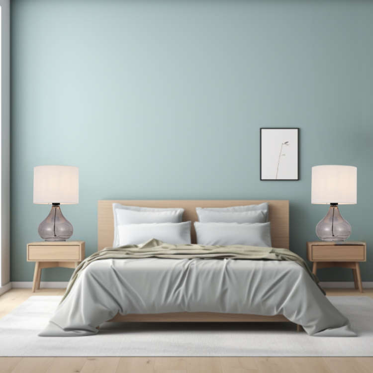 Wilson Smoke & Beige Table Lamp