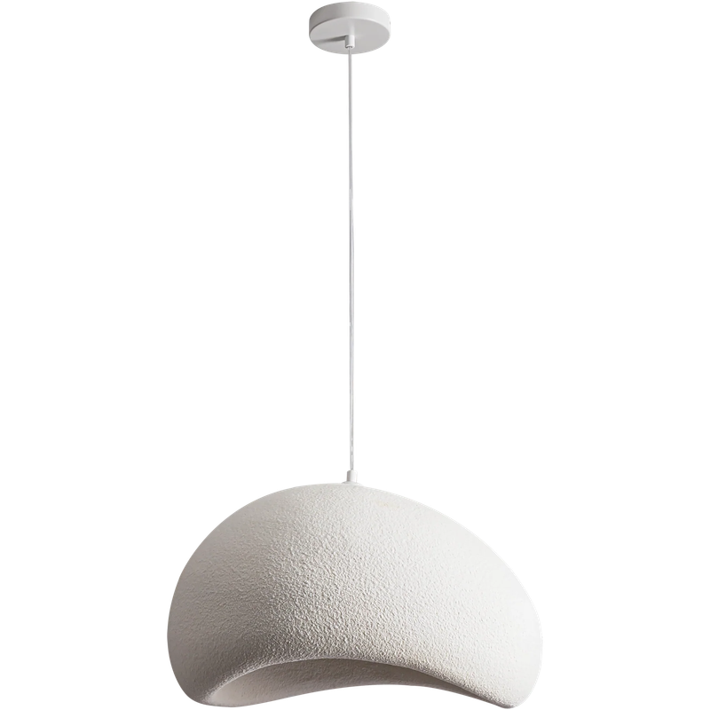 Cloud White Pendant Light Indoor Use Fibreglass Shade