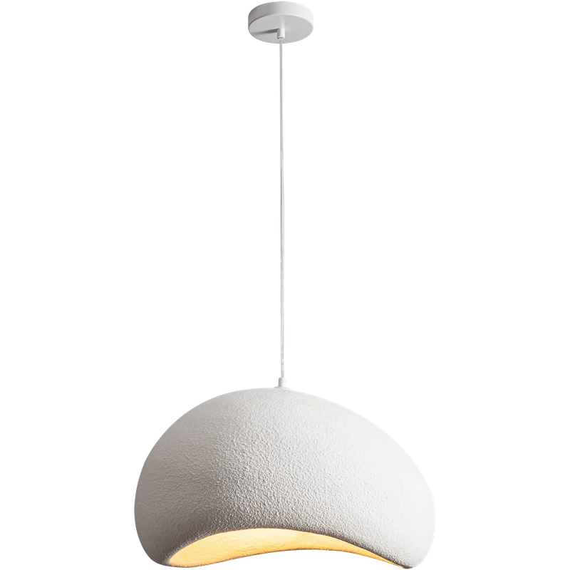 Cloud White Pendant Light Indoor Use Fibreglass Shade