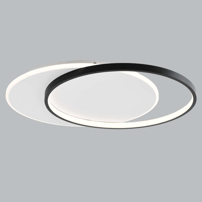Round Metal & Acrylic LED Ceiling Light