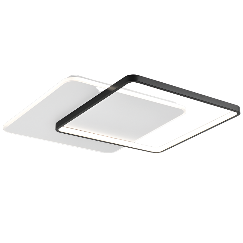 Square Metal & Acrylic LED Ceiling Light
