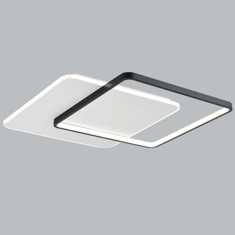 Square Metal & Acrylic LED Ceiling Light