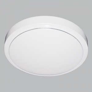 Cool White LED Ceiling Light Polycarbonate 24W 340mm Diameter