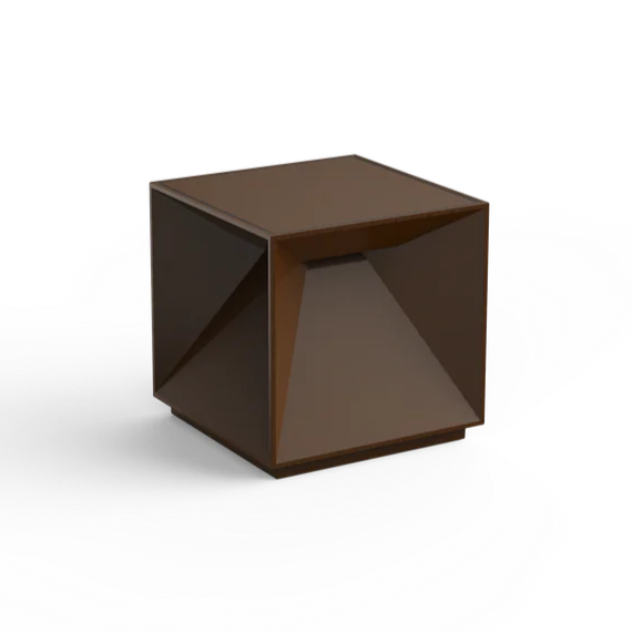 Cubox Mini Corten Table Lamp - Rechargeable & Dimmable