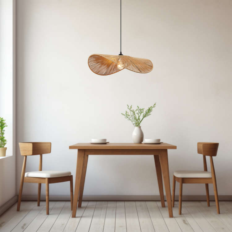 Aporia Natural Rattan Pendant