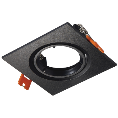 Downlight Holder - Square Tilt Polycarbonate Bayonet Lock