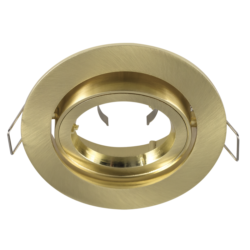Satin Gold Tilt Downlight Holder