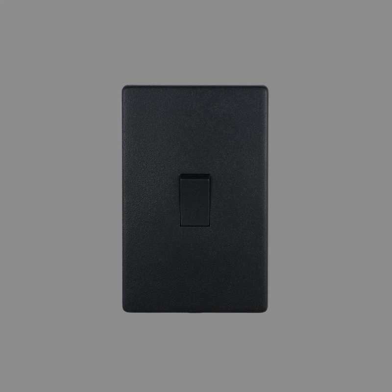 Black Single Lever, 2 Way Switch