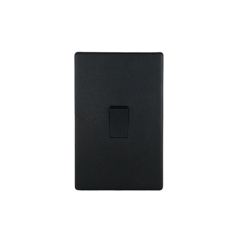 Black Single Lever, 2 Way Switch