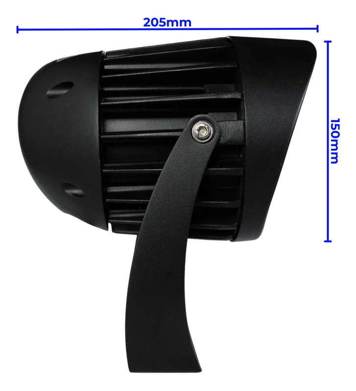 FORMA Black LED Outdoor Spot Light IP65 3000K