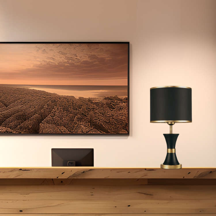 Efron Black and Gold Table Lamp