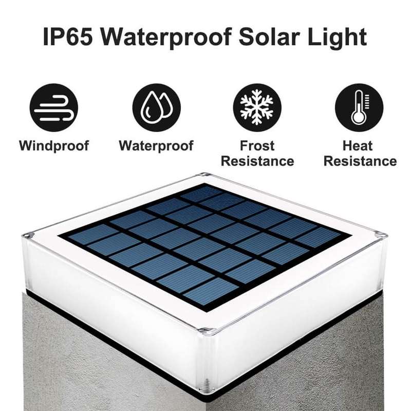 Solar CCT Pillar Top Light