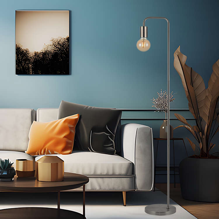 Sleek Metal Floor Lamp