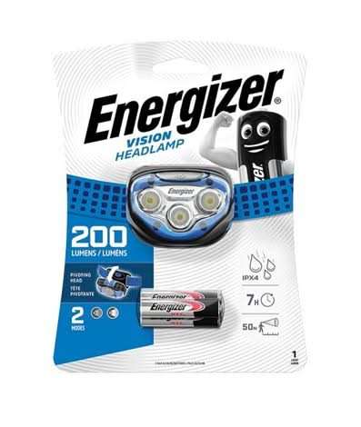 Energizer Vision Headlamp 200 Lumens