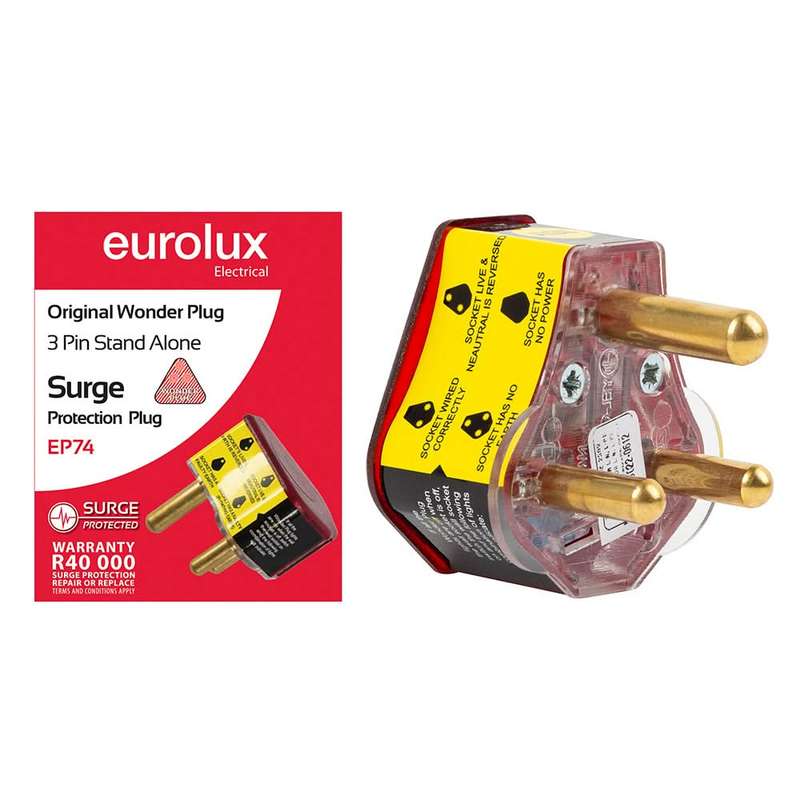 3 Pin Wonder Plug - Surge Protection