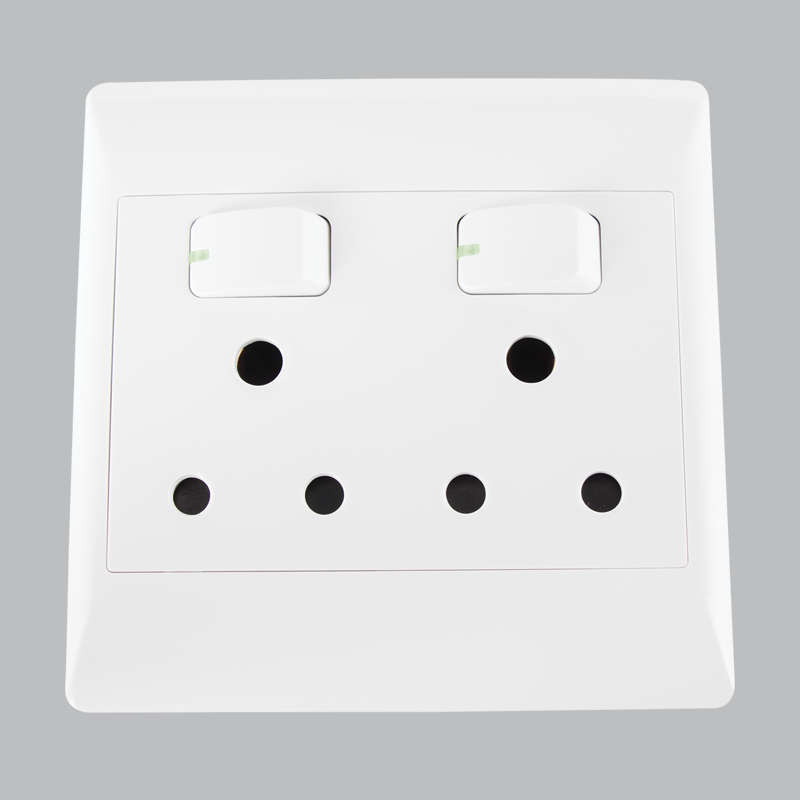 EPL White Socket - 16 Amp Double Socket