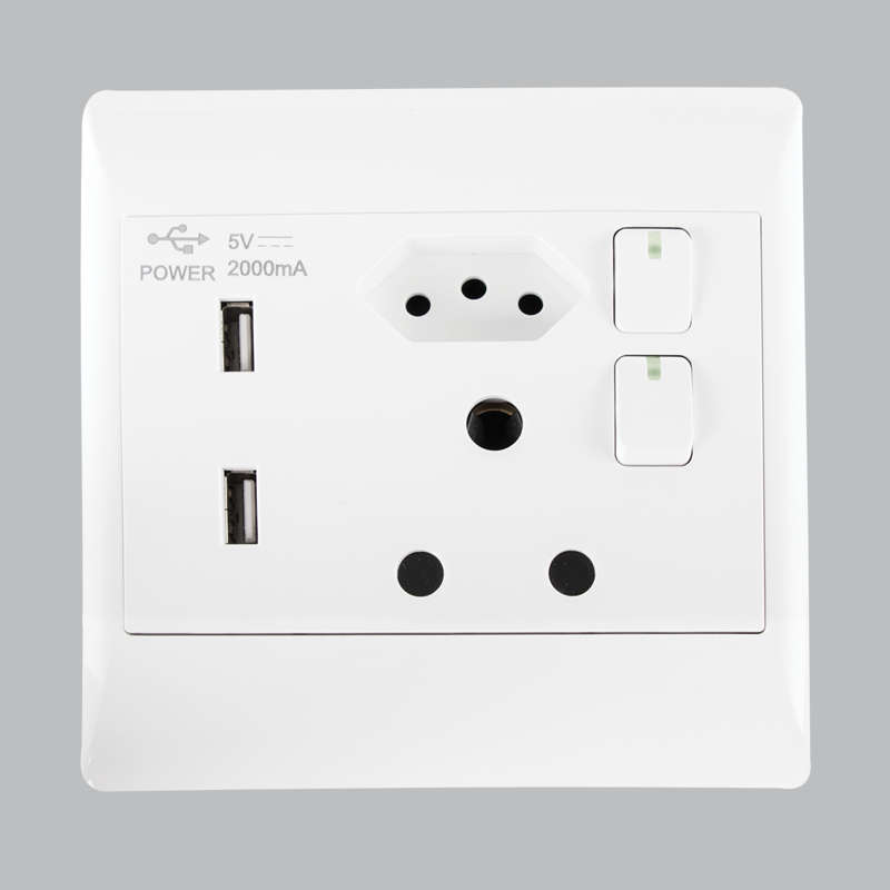 EPL White Socket - 16 Amp Socket + 2 x USB + New RSA Socket