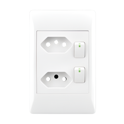 EPL White Socket - 2 x New RSA Sockets