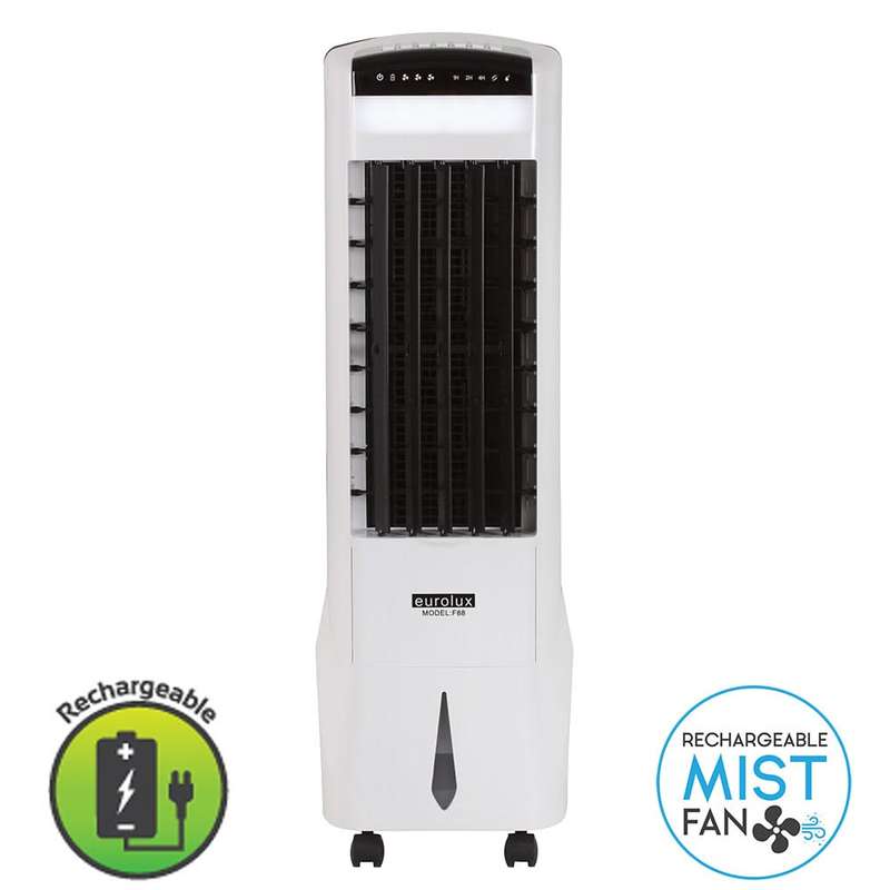 Rechargeable Fan - Mist Cooler with LED Night Light