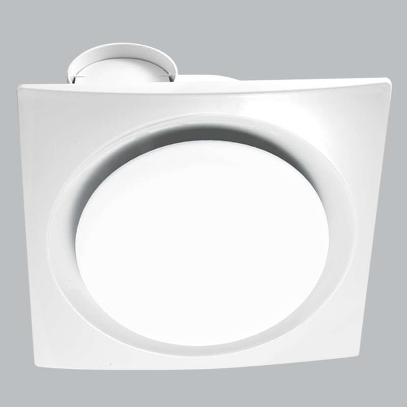 Square Extractor Fan (245mm) with LED Light