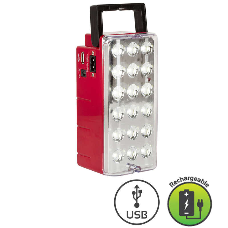 Red LED Lantern Light - Rechargeable & Portable
