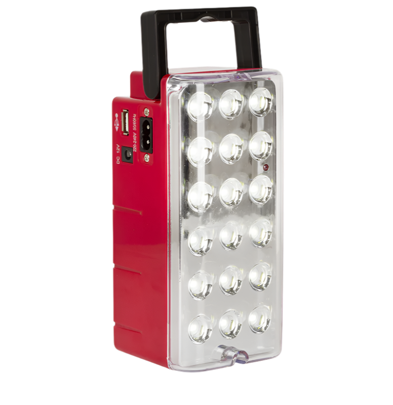 Red LED Lantern Light - Rechargeable & Portable