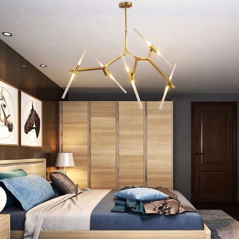 Saber 10 Gold Pendant Light