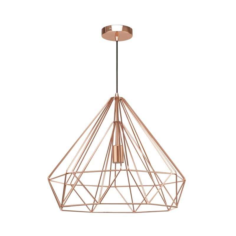 Leonardo Copper Wire Pendant Light