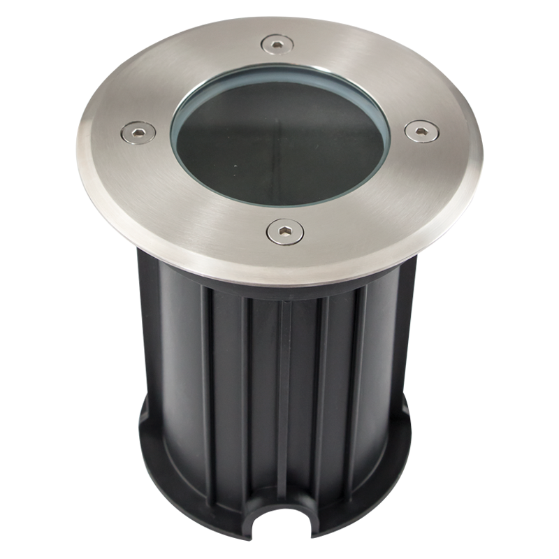 Stainless Recessed Ground Light IP64 Clear Glass