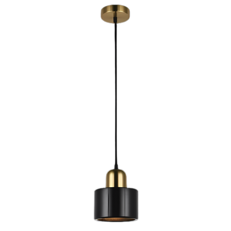 Cannon Black & Gold Marble Pendant Light