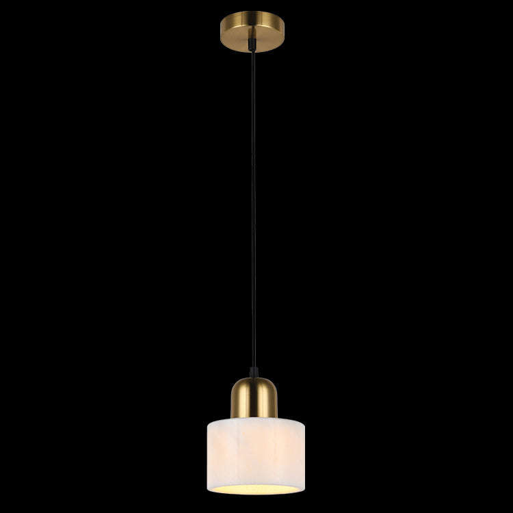 Sophia White Marble Pendant Light
