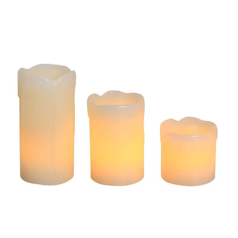 Party Lights - 3pc LED Dripping Candles