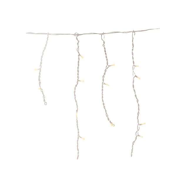 Twinkly Icicle Lights - Warm White 2 Meter