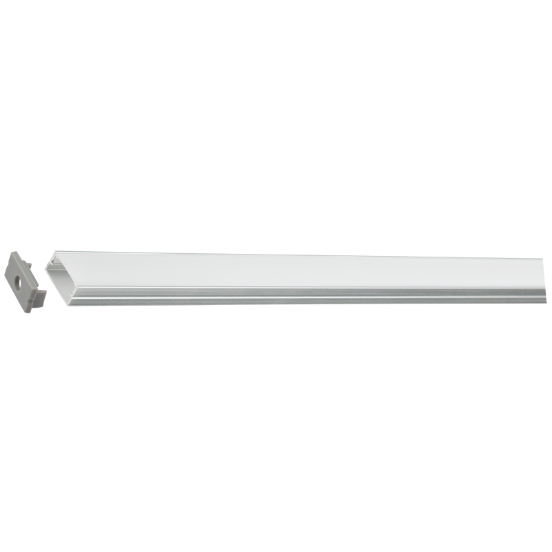 LED Extrusion With Frosted Cover - A6 Profile (2m Complete)