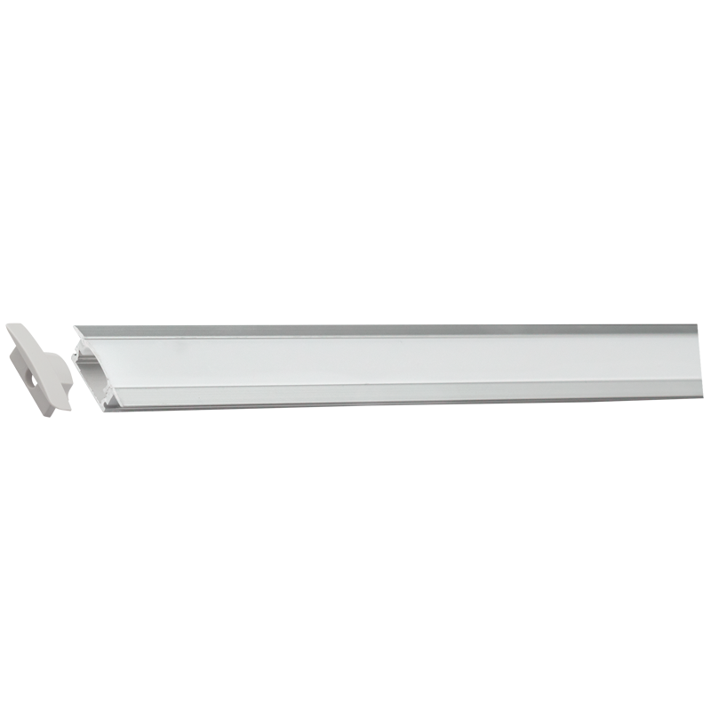 LED Extrusion with Frosted Cover - A4 Profile (2m Complete)