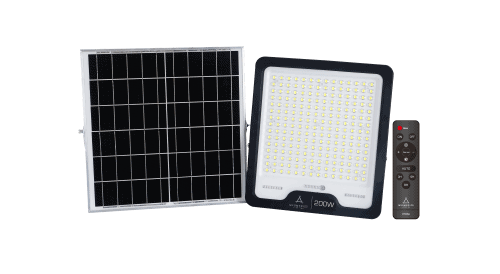 Hydra 200W LED Solar Motion-sensor Floodlight