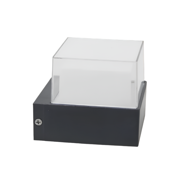 Warm White Black LED Coastal Wall Light IP44